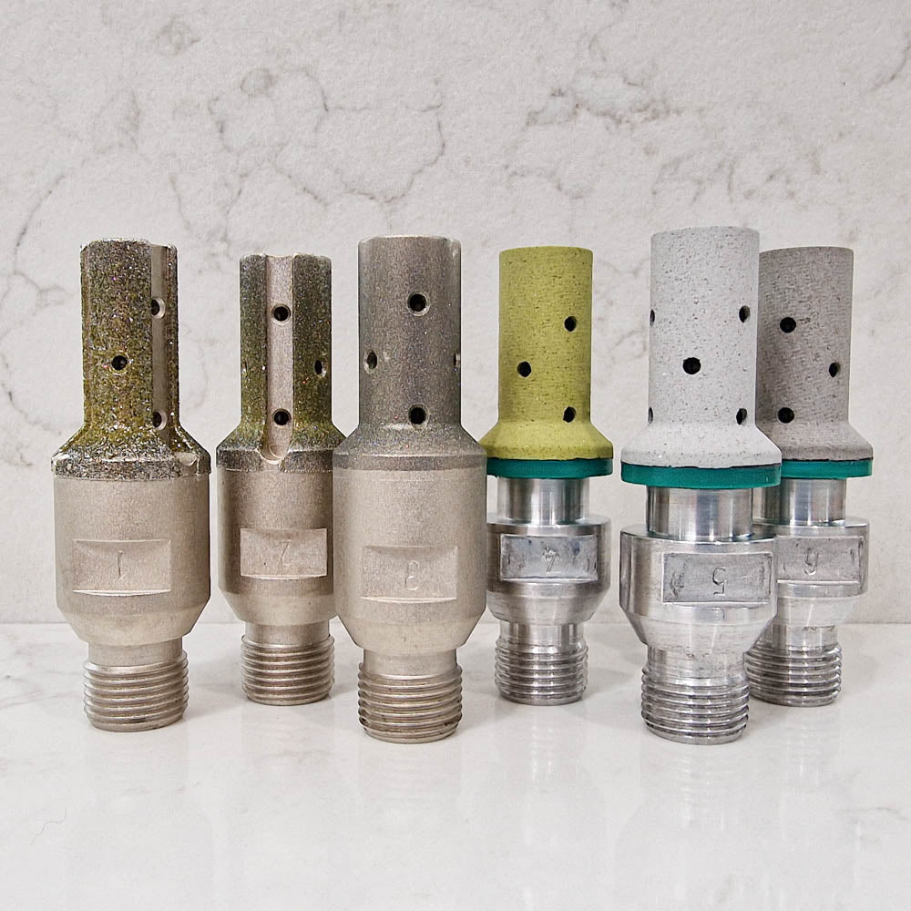 Top Bevel 5mm Polishing Fingerbit 20mm dia Set - Quartz, Granite & Marble