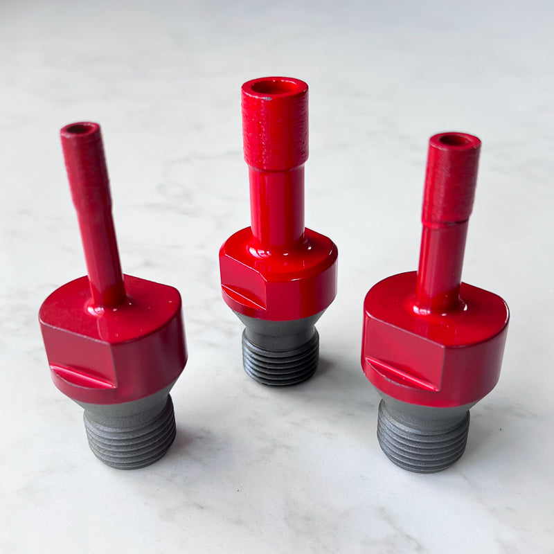 Red Rebate Router - for step cut of Granite & Quartz