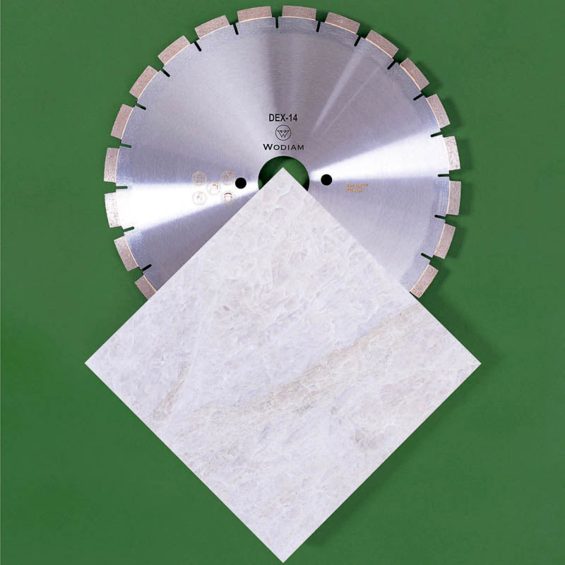 Dex 14 - Blade for Variable speed rpm saw cutting Quartzite